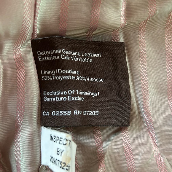 Danier women’s leather/suede jacket - Picture 10 of 11